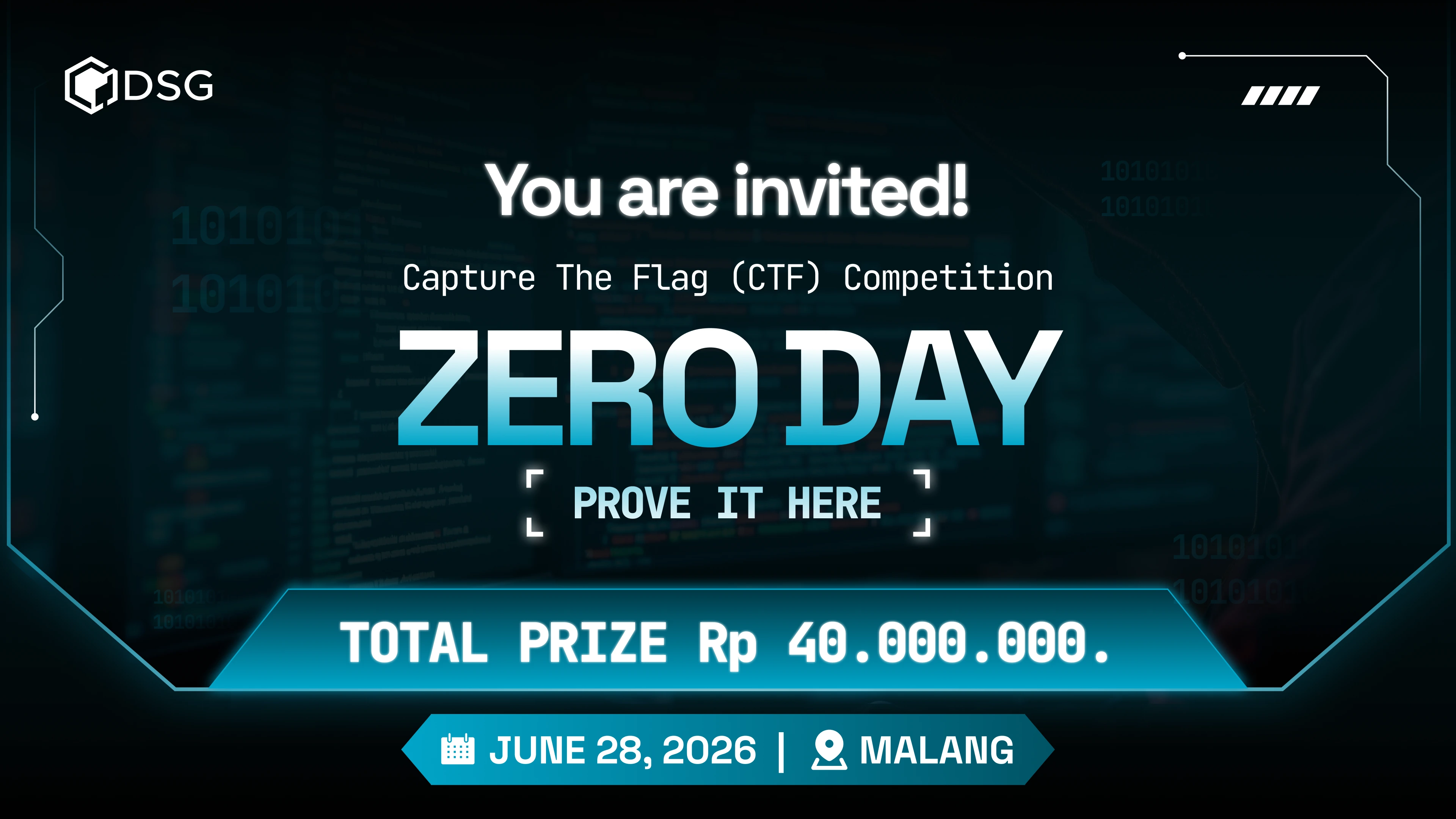 Zero Day National Capture the Flag (CTF) Competition 2026 Banner